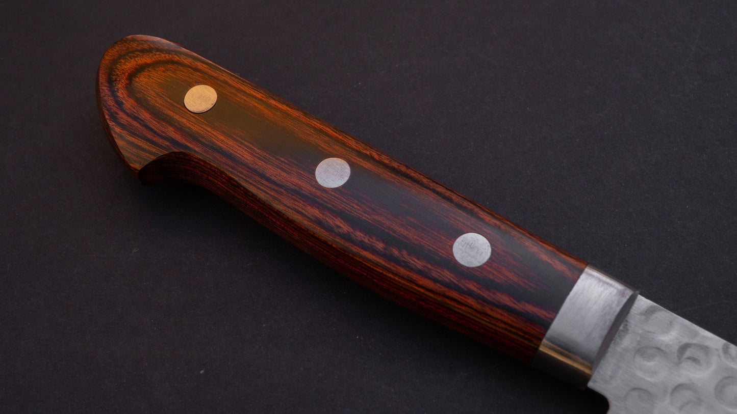 Hitohira Imojiya HG Tsuchime Nakiri 165mm Imitation Mahogany Handle | HITOHIRA