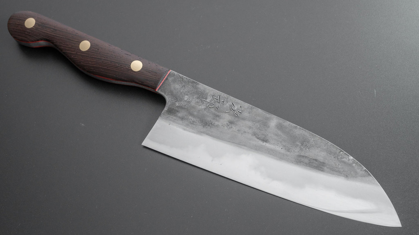 Jiro Tsuchime Yo Santoku 165mm Tagayasan Handle (#221) - HITOHIRA