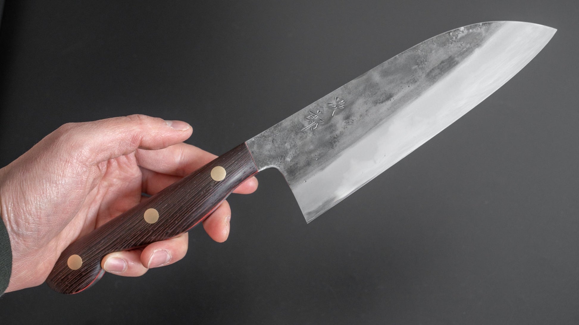 Jiro Tsuchime Yo Santoku 165mm Tagayasan Handle (#221) - HITOHIRA