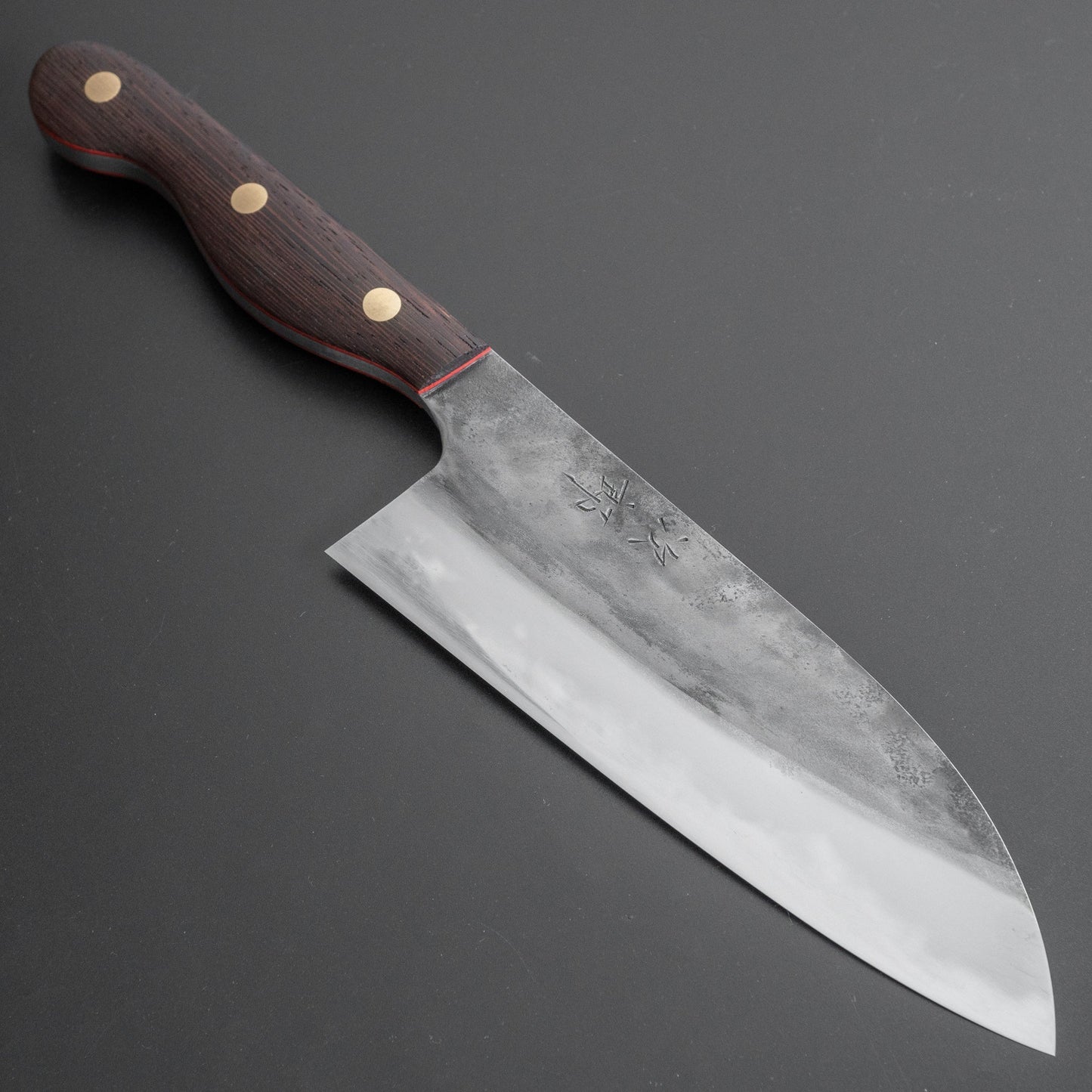 Jiro Tsuchime Yo Santoku 165mm Tagayasan Handle (#222) - HITOHIRA