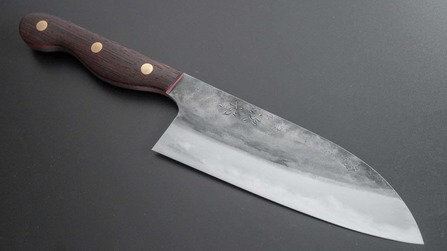 Jiro Tsuchime Yo Santoku 165mm Tagayasan Handle (#222) - HITOHIRA