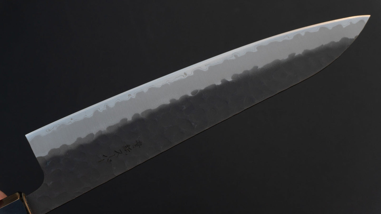 Hitohira Futana SB Kuro Tsuchime Gyuto 210mm Ho Wood Handle - HITOHIRA