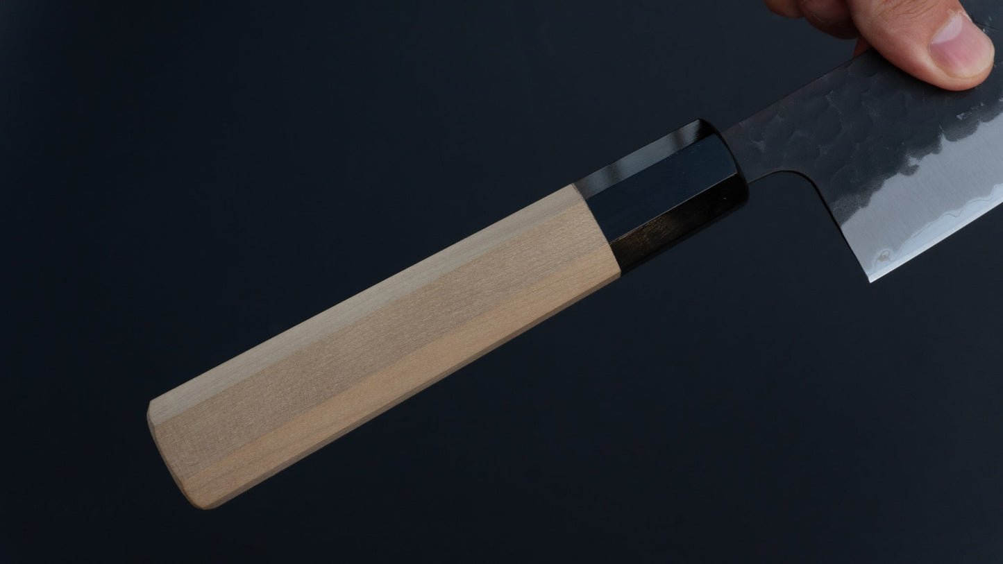 Hitohira Futana SB Kuro Tsuchime Gyuto 210mm Ho Wood Handle - HITOHIRA