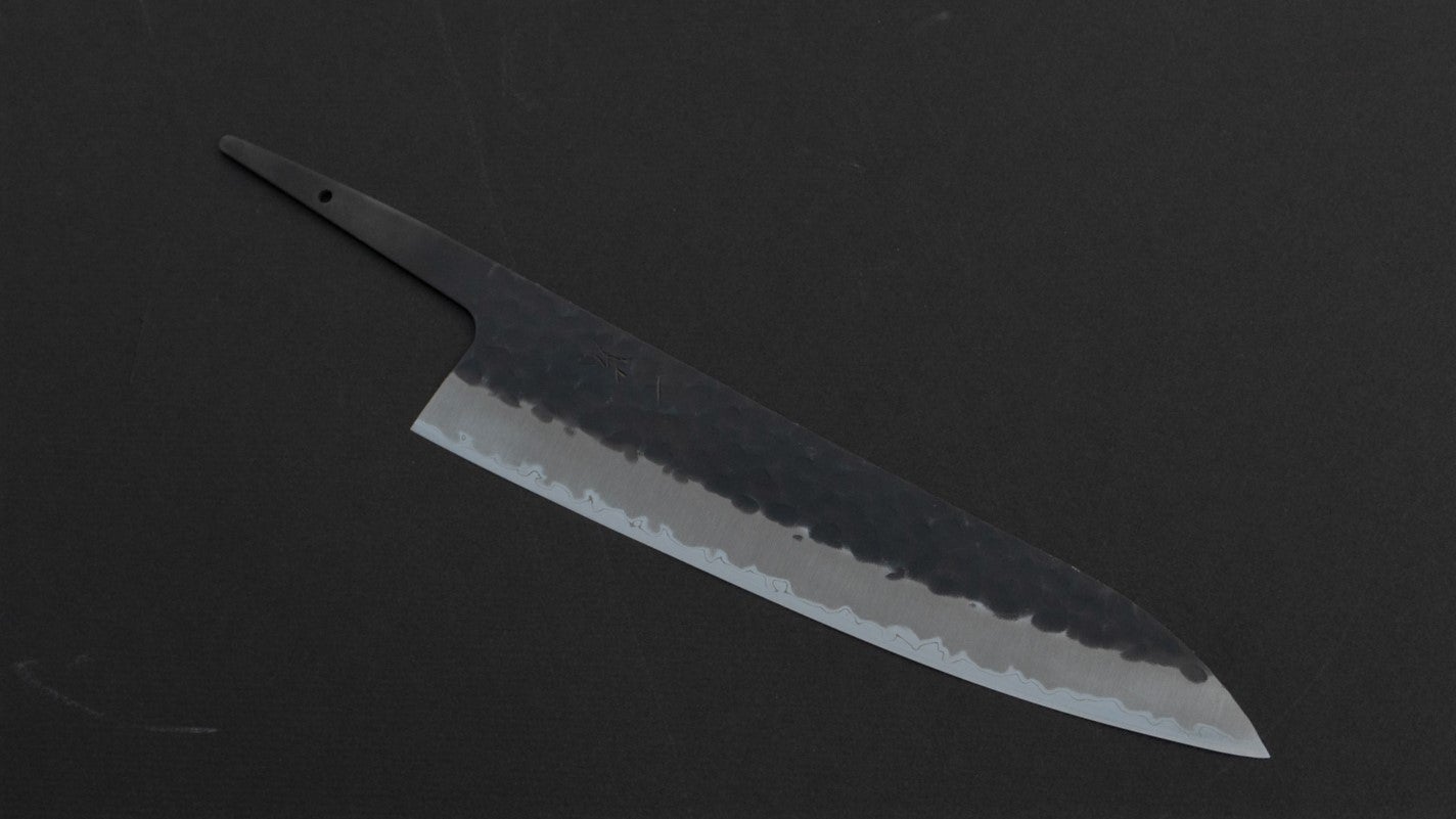 Hitohira Futana SB Kuro Tsuchime Gyuto 210mm (No Handle) - HITOHIRA