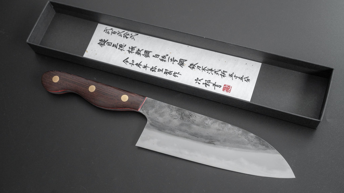 Jiro Tsuchime Yo Santoku 165mm Tagayasan Handle (#222) - HITOHIRA