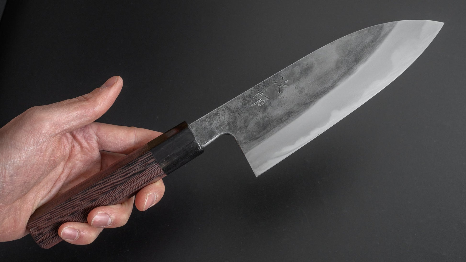 Jiro Tsuchime Wa Santoku 165mm Taihei Tagayasan Handle (#225) - HITOHIRA