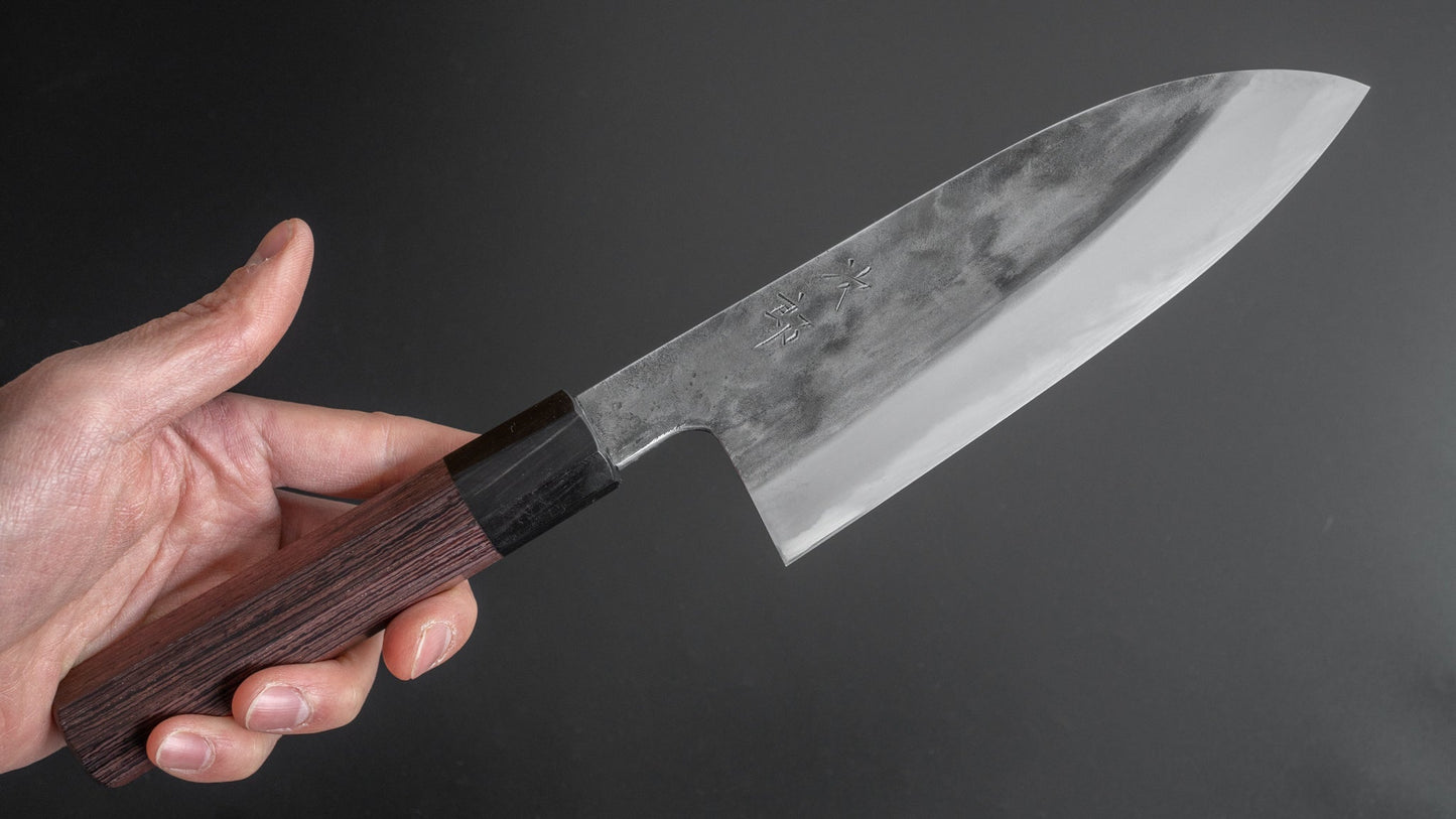 Jiro Tsuchime Wa Santoku 165mm Taihei Tagayasan Handle (#226) - HITOHIRA