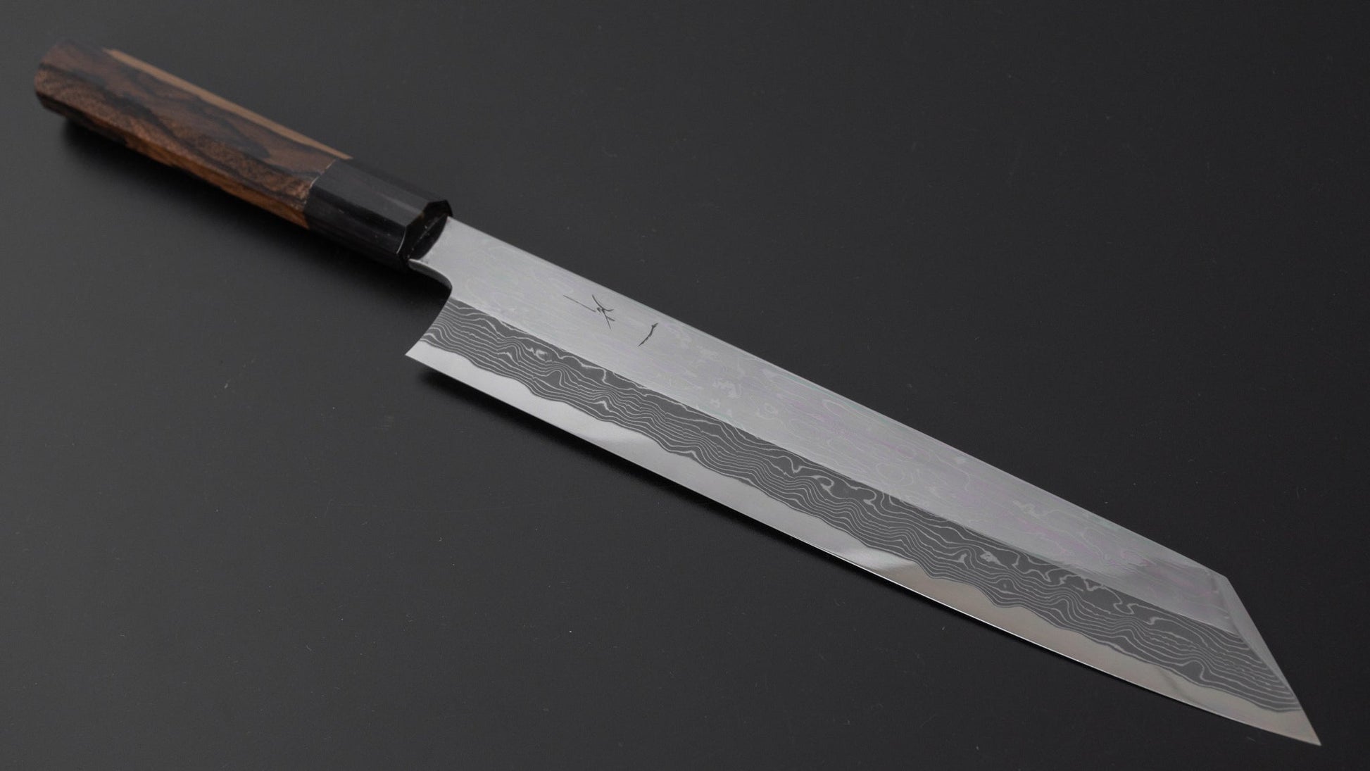 Hitohira Kikuchiyo Mosuke Enmon White #1 Kiritsuke 270mm Ziricote Handle (Saya) | HITOHIRA