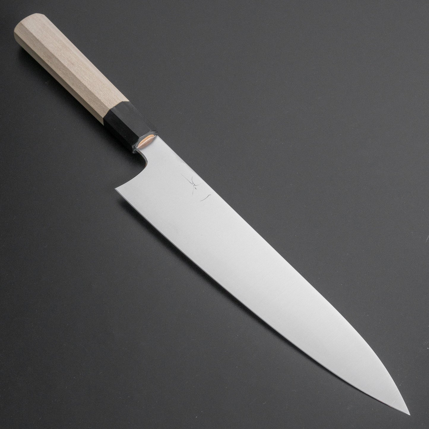 Hitohira SKR Stainless Gyuto 240mm Ho Wood Handle - HITOHIRA