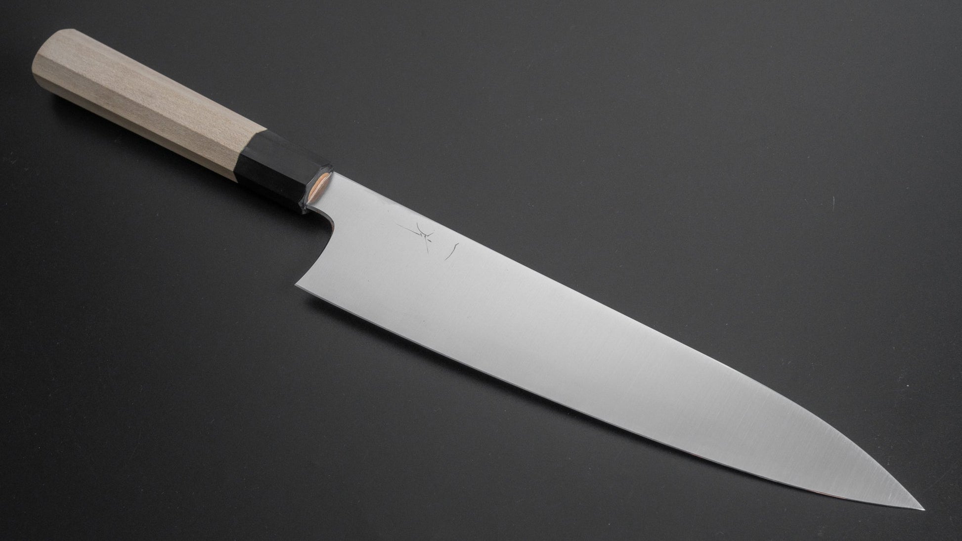 Hitohira SKR Stainless Gyuto 240mm Ho Wood Handle - HITOHIRA