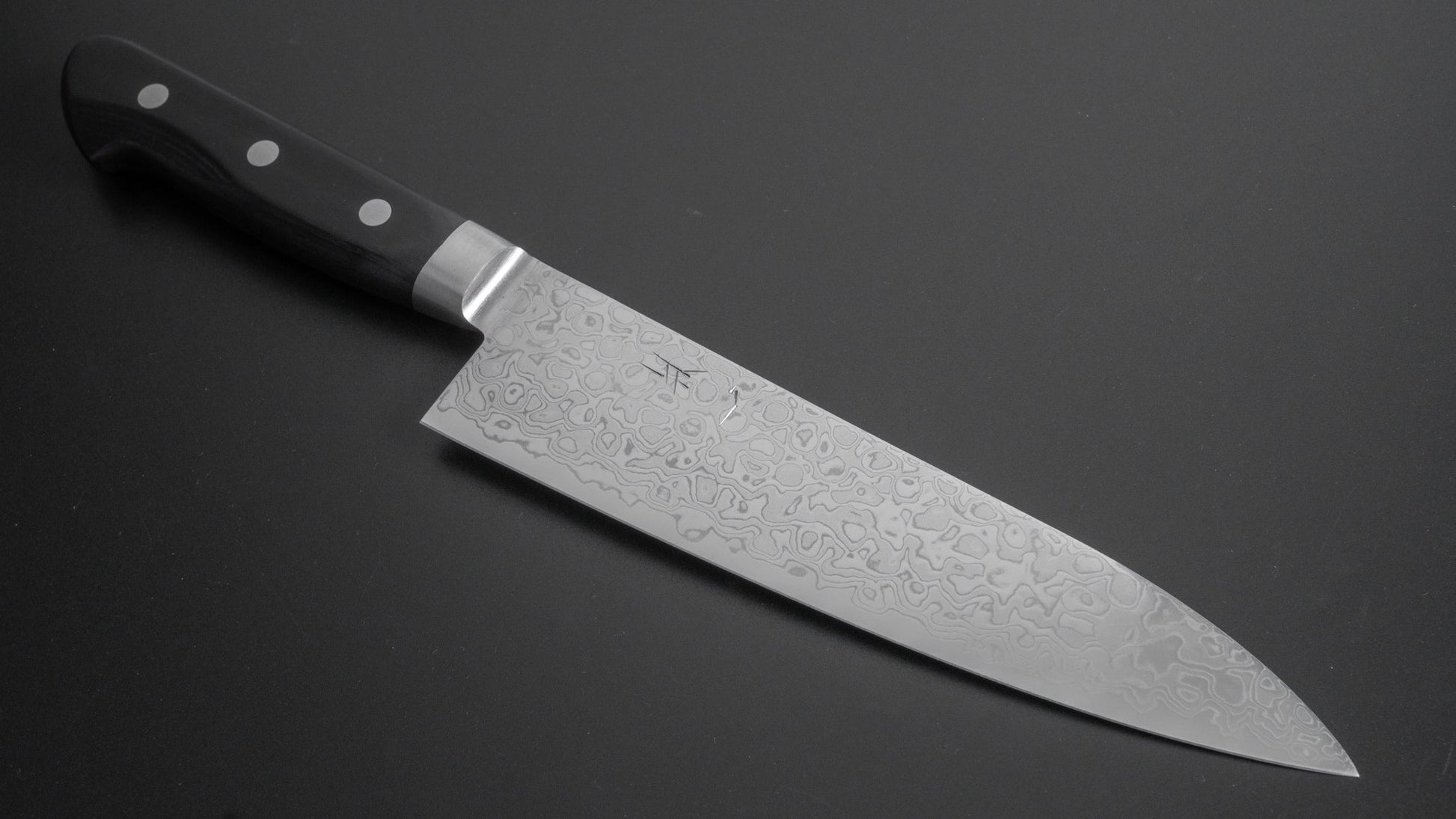 Hitohira HG Damascus Gyuto 180mm Pakka Handle - HITOHIRA