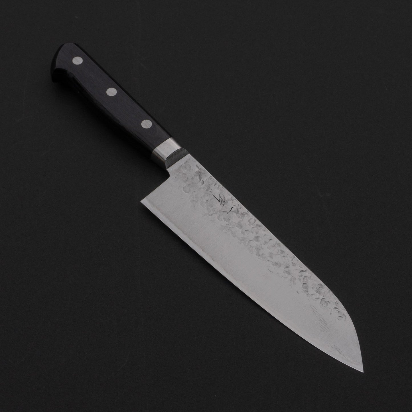 Hitohira T10 Tsuchime Santoku 170mm Pakka Handle - HITOHIRA