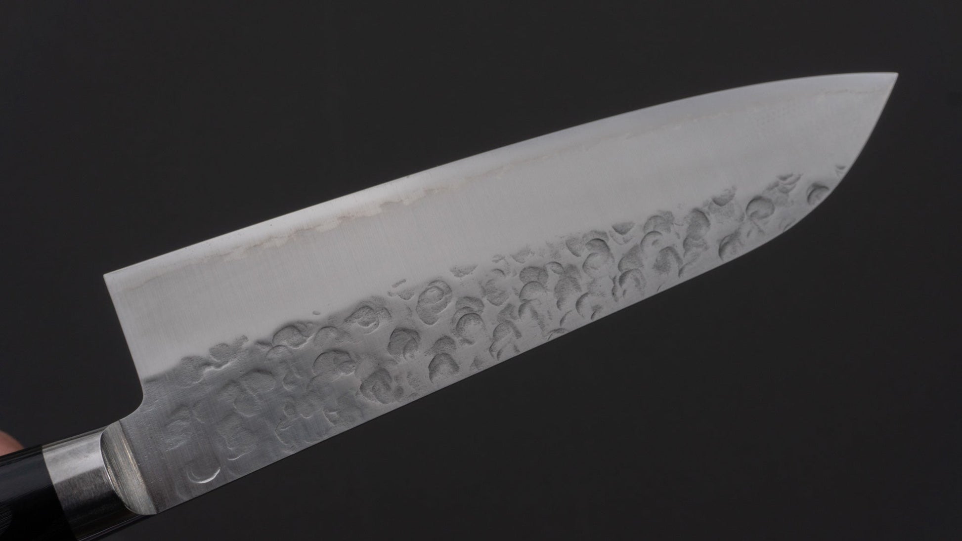 Hitohira T10 Tsuchime Santoku 170mm Pakka Handle - HITOHIRA