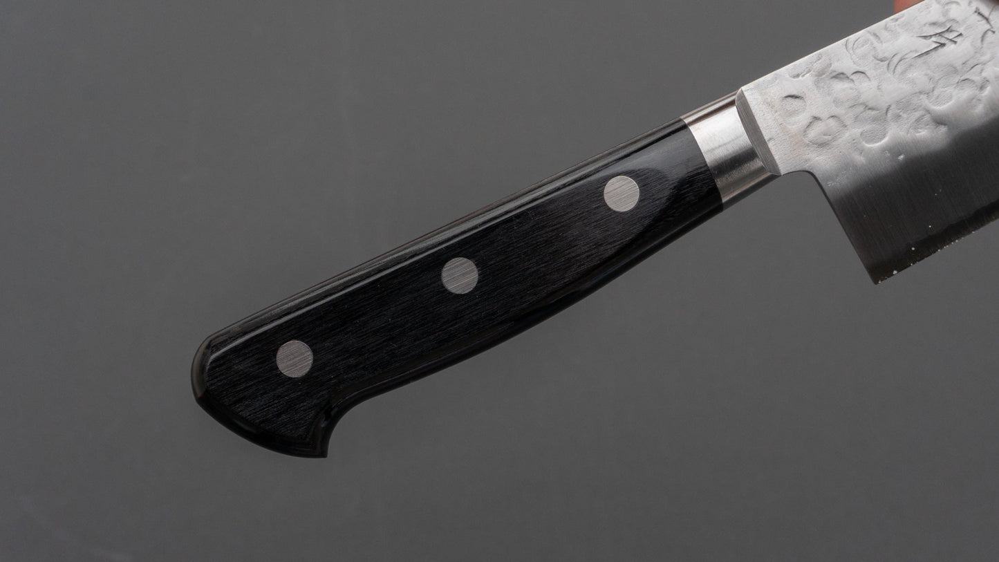 Hitohira T10 Tsuchime Santoku 170mm Pakka Handle - HITOHIRA