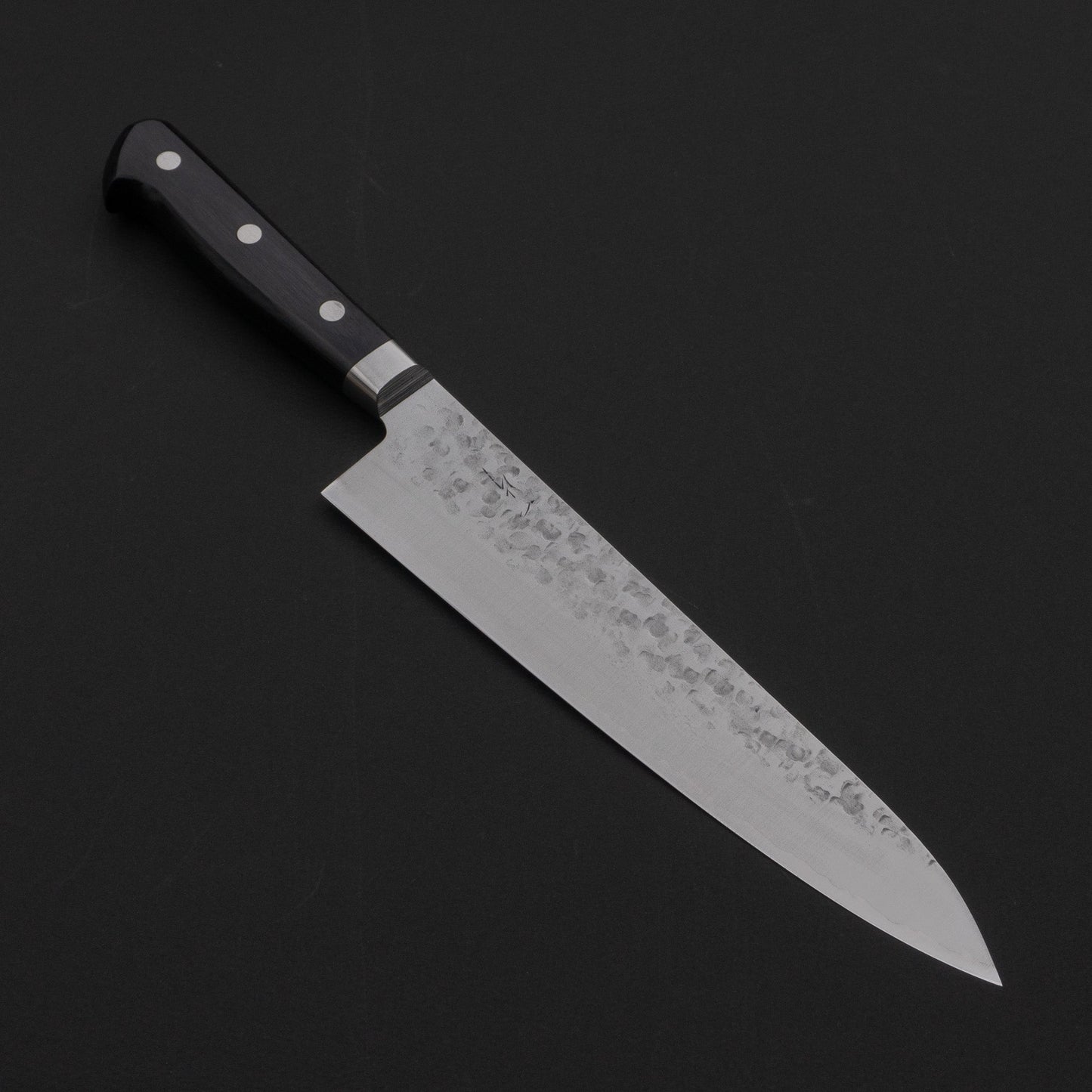 Hitohira T10 Tsuchime Gyuto 210mm Pakka Handle - HITOHIRA