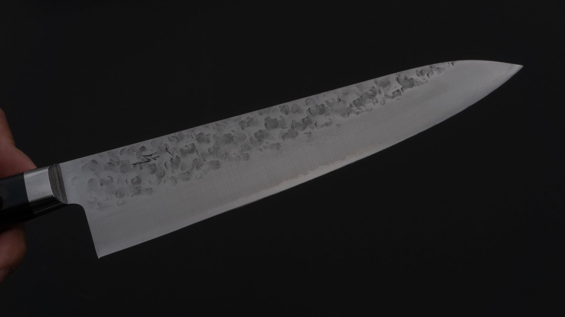 Hitohira T10 Tsuchime Gyuto 210mm Pakka Handle - HITOHIRA