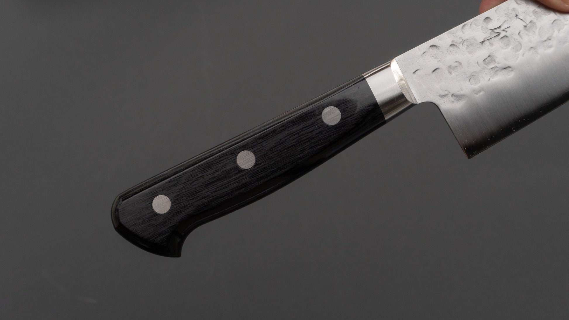 Hitohira T10 Tsuchime Gyuto 210mm Pakka Handle - HITOHIRA