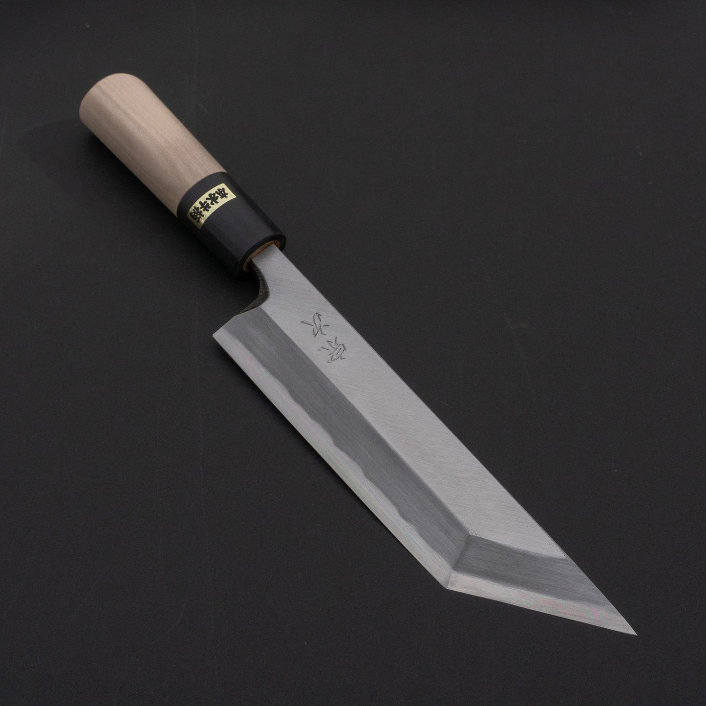 Morihei Munetsugu White #2 Edo Saki 180mm Ho Wood Handle - HITOHIRA