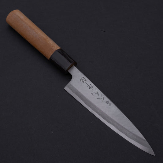 Morihei Hisamoto Vintage White Steel Saki Deba 135mm Ho Wood Handle | HITOHIRA