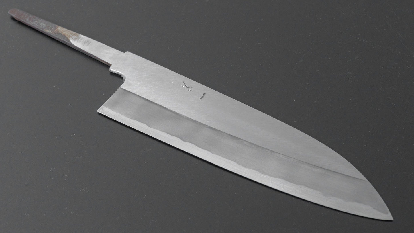 Hitohira Kikuchiyo Kyuzo White #2 Migaki Santoku 180mm (No Handle) | HITOHIRA