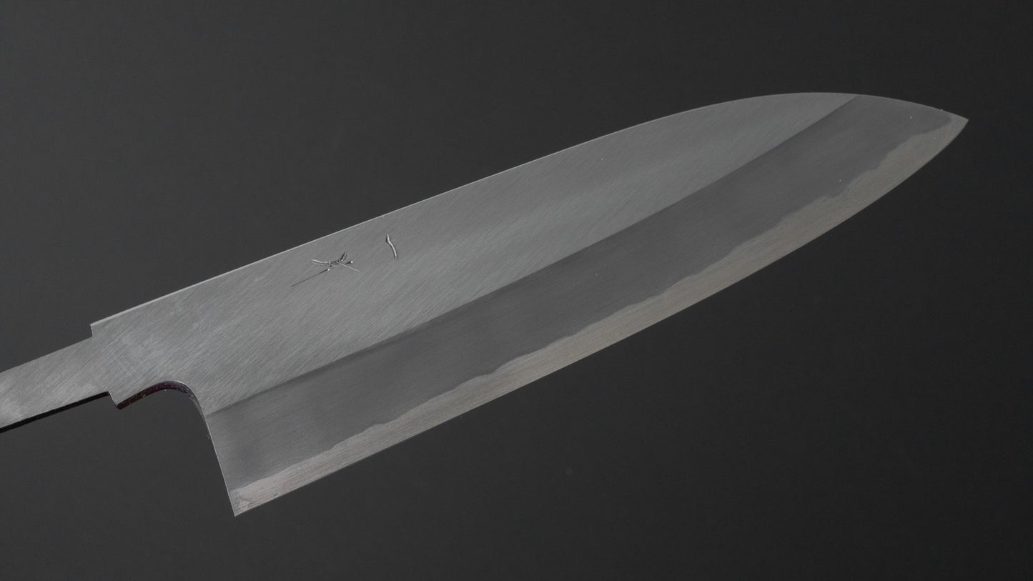 Hitohira Kikuchiyo Kyuzo White #2 Migaki Santoku 180mm (No Handle) | HITOHIRA