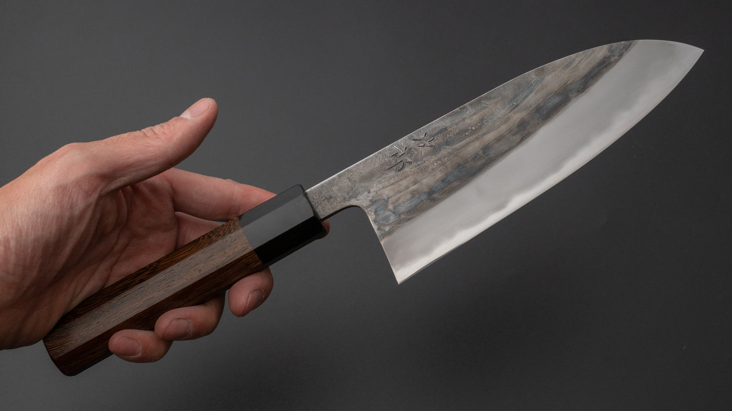 Jiro Tsuchime Wa Santoku 165mm Taihei Tagayasan Handle (#451) - HITOHIRA