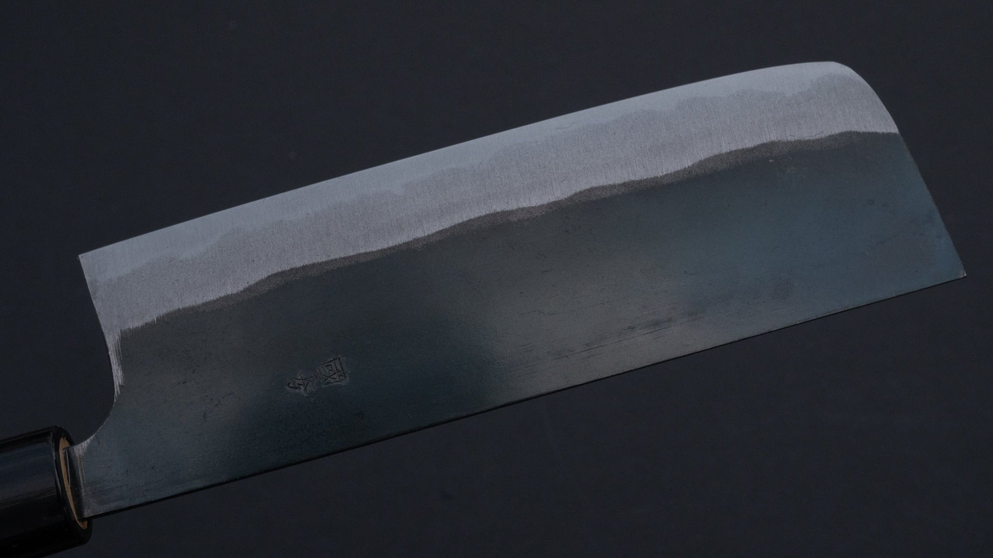 Morihei Kunihide Blue #2 Kurouchi Nakiri 165mm Poplar Handle | HITOHIRA