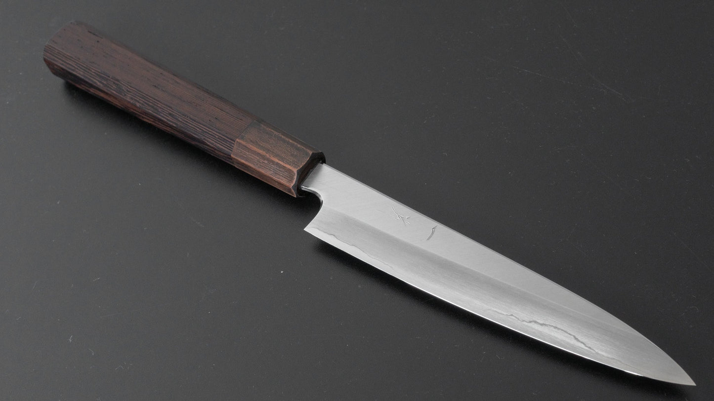 Hitohira Kikuchiyo Rikichi Silver #3 Migaki Petty 150mm Tagayasan Handle | HITOHIRA