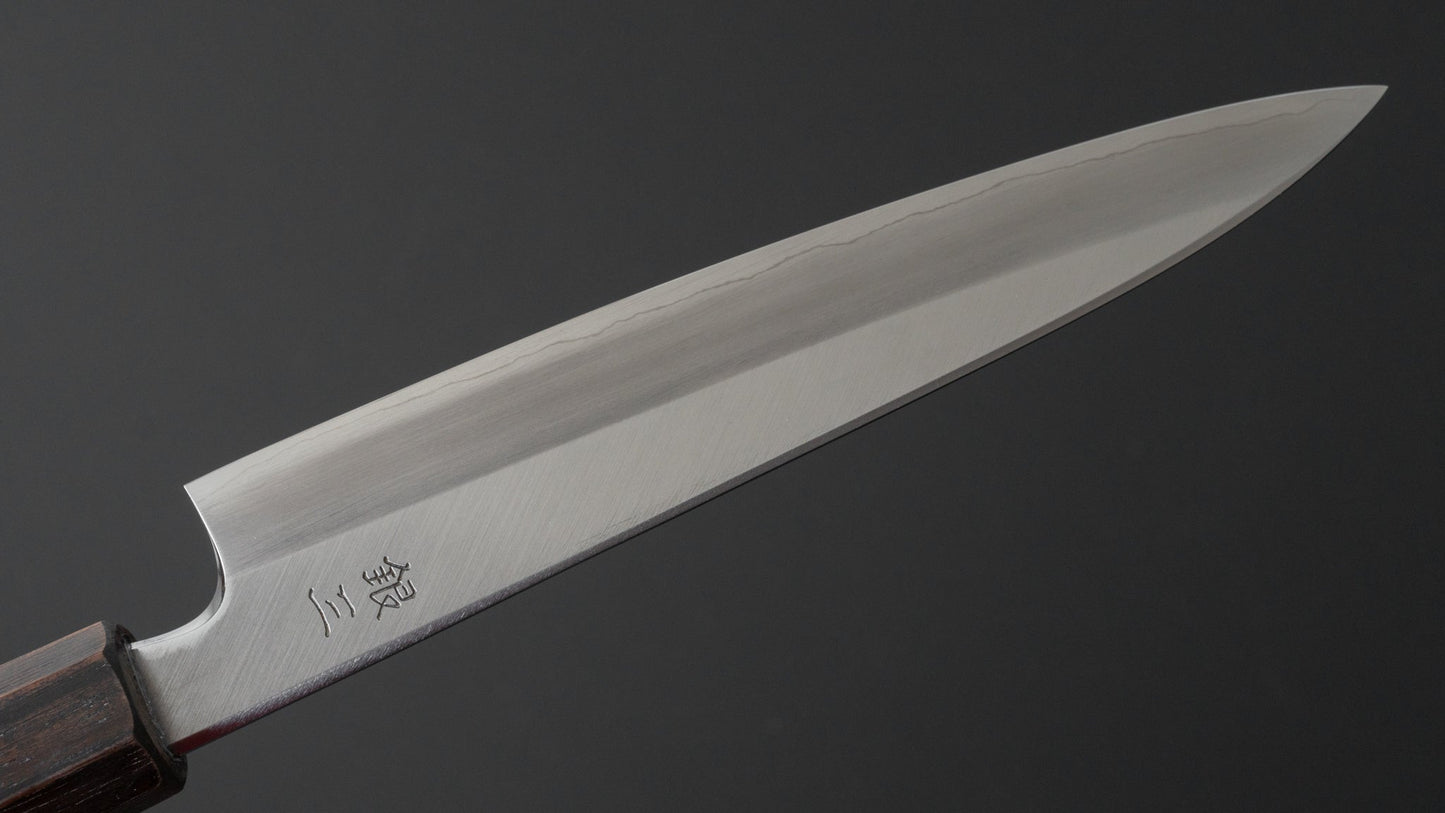 Hitohira Kikuchiyo Rikichi Silver #3 Migaki Petty 150mm Tagayasan Handle | HITOHIRA