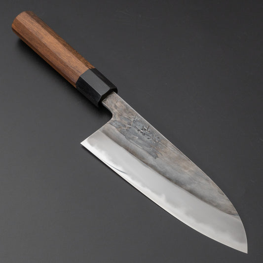 Jiro Tsuchime Wa Santoku 165mm Taihei Tagayasan Handle (#453) - HITOHIRA