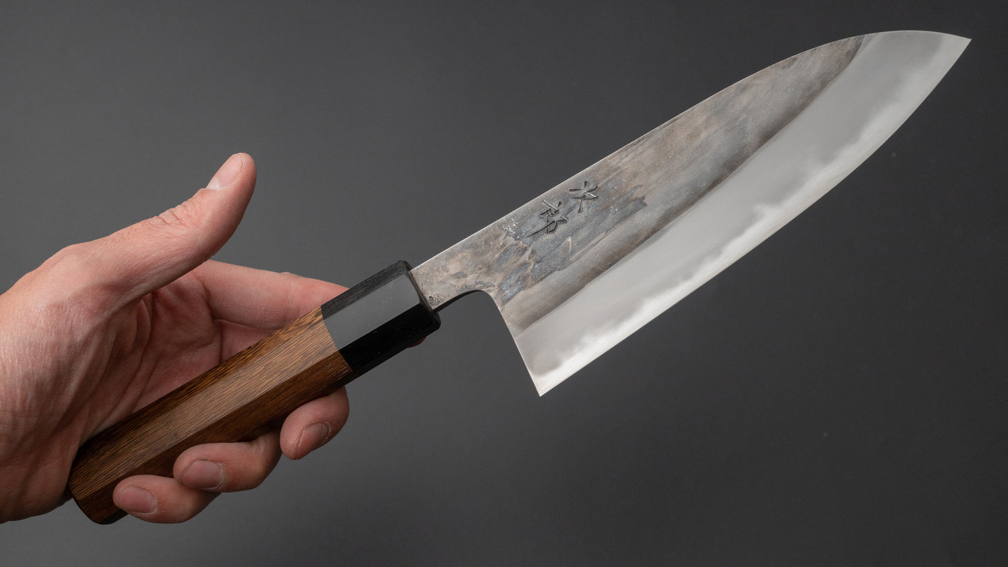 Jiro Tsuchime Wa Santoku 165mm Taihei Tagayasan Handle (#453) - HITOHIRA