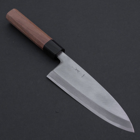 Hitohira Kikuchiyo Manzo White #3 Deba 165mm Walnut Handle (Saya) | HITOHIRA