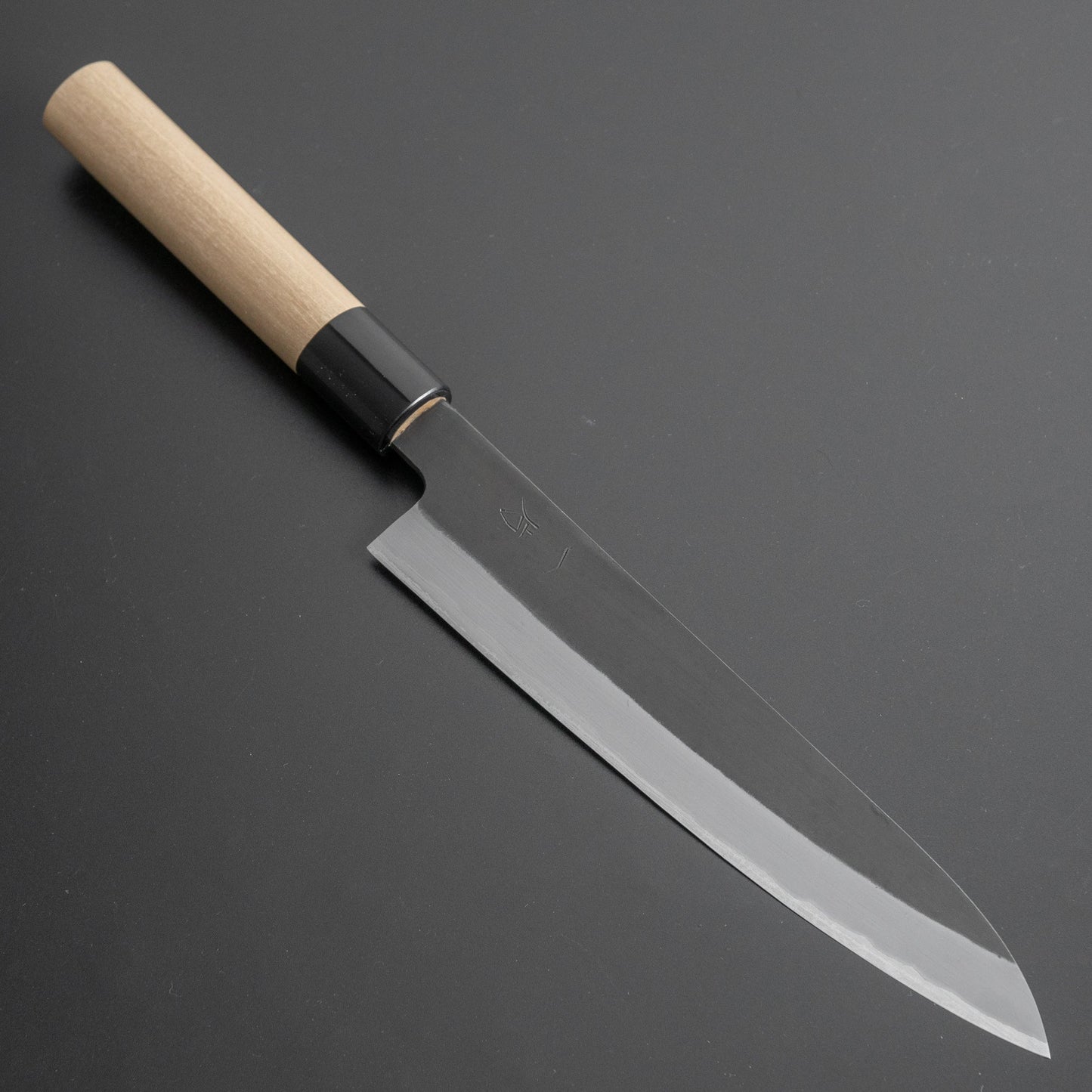 Hitohira Hinode Kurouchi White #2 Stainless Clad Sujihiki 180mm Ho Wood Handle - HITOHIRA