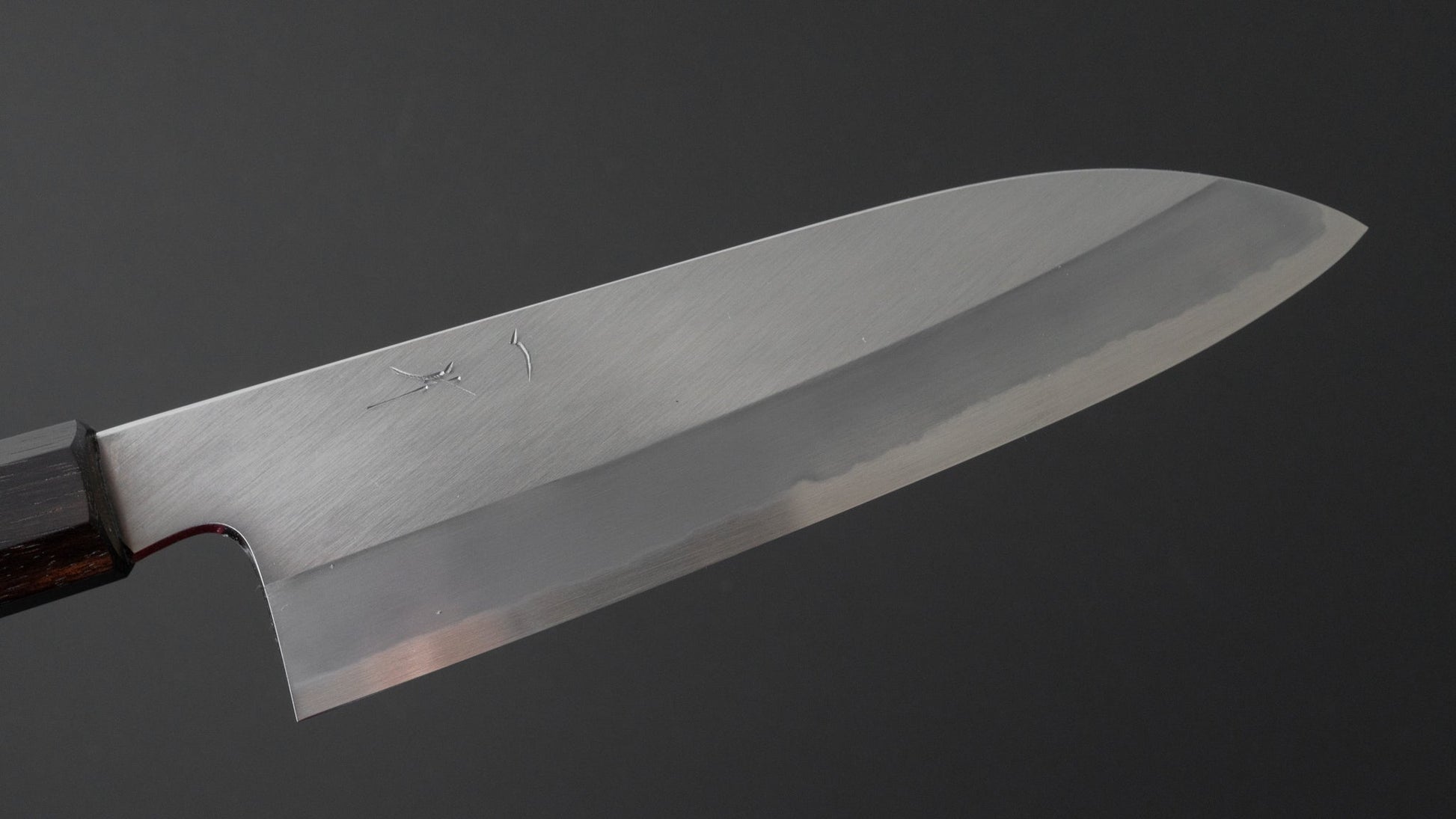 Hitohira Kikuchiyo Kyuzo White #2 Migaki Santoku 180mm Tagayasan Handle | HITOHIRA