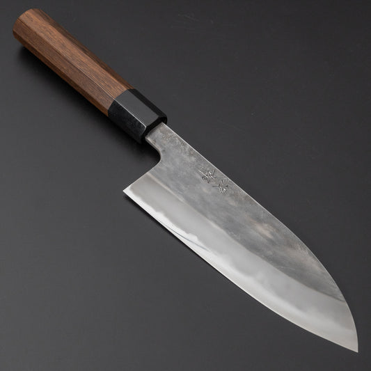 Jiro Tsuchime Wa Santoku 165mm Taihei Tagayasan Handle (#454) - HITOHIRA