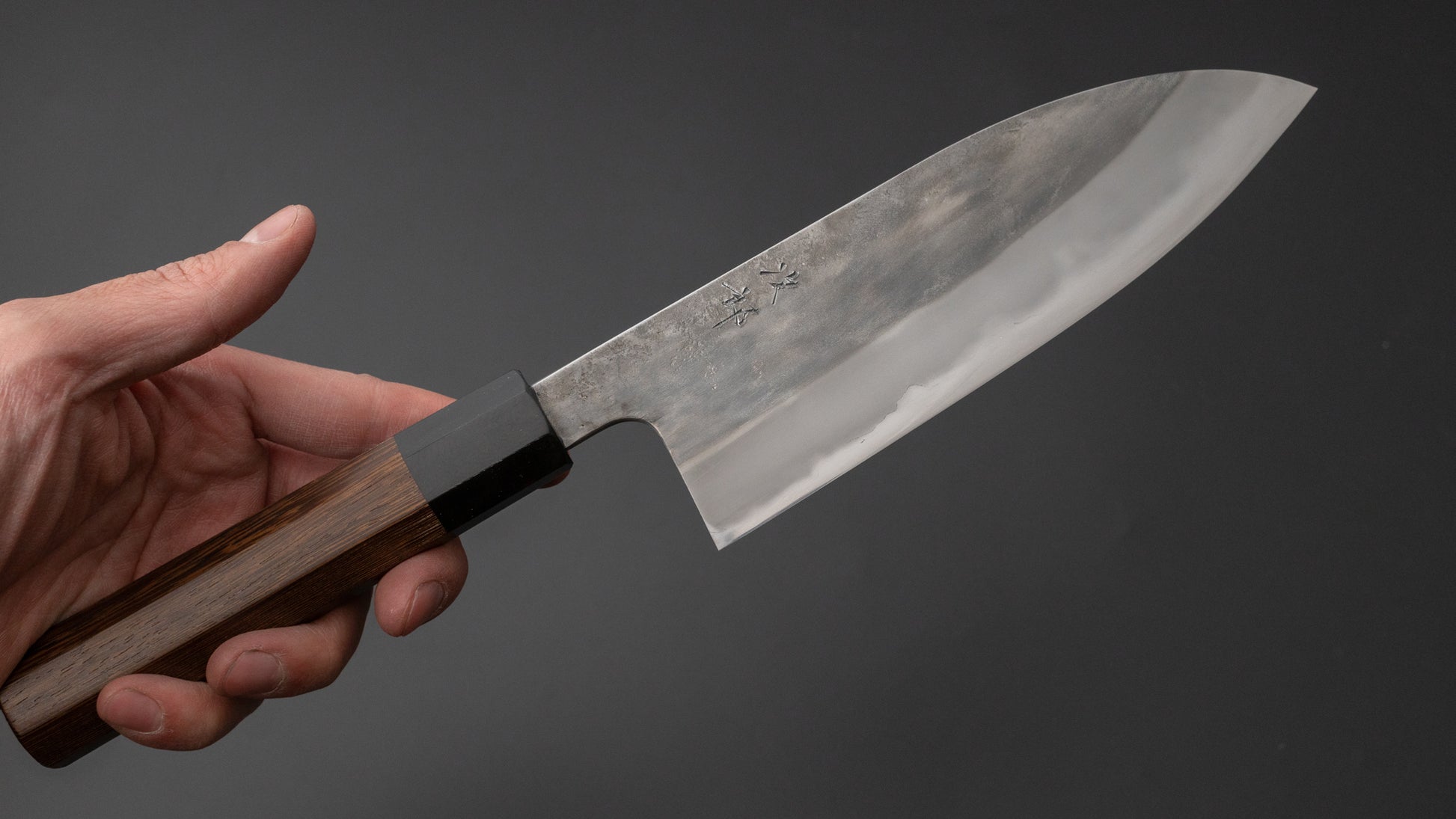 Jiro Tsuchime Wa Santoku 165mm Taihei Tagayasan Handle (#454) - HITOHIRA