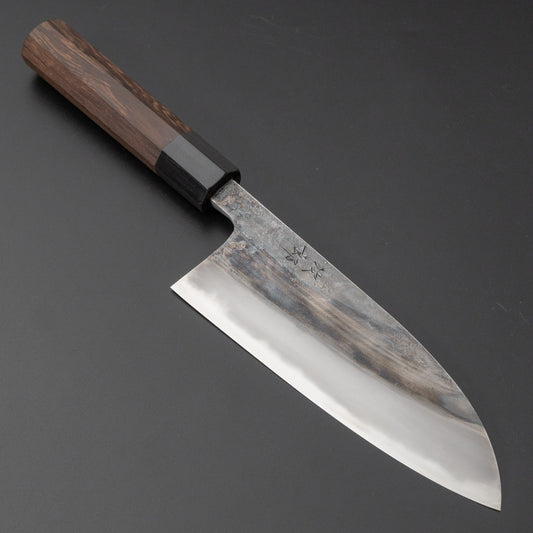 Jiro Tsuchime Wa Santoku 165mm Taihei Tagayasan Handle (#455) - HITOHIRA