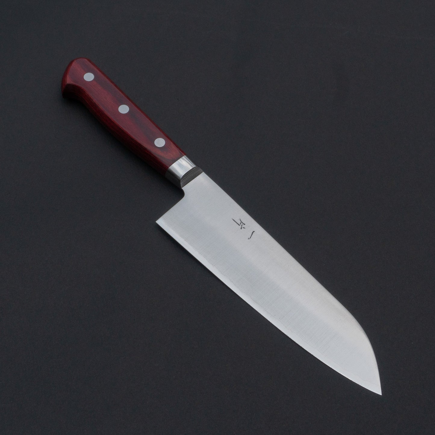 Hitohira TP Santoku 170mm Wine Pakka Handle - HITOHIRA