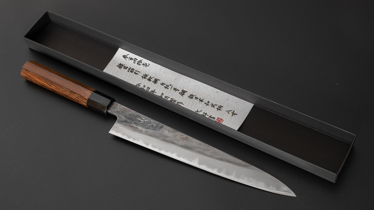 Jiro Tsuchime Wa Sujihiki 240mm Taihei Tagayasan Handle (#341) - HITOHIRA