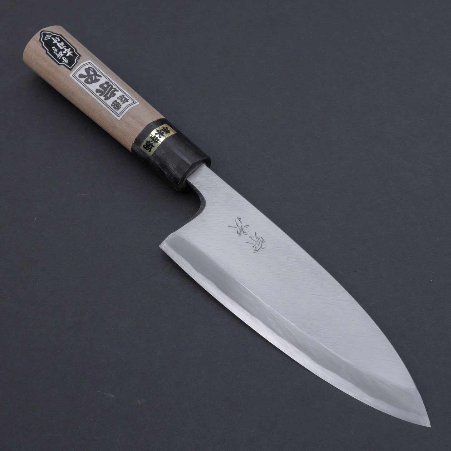 Morihei Munetsugu White #2 Deba 150mm Ho Wood Handle (Fine Finish) | HITOHIRA