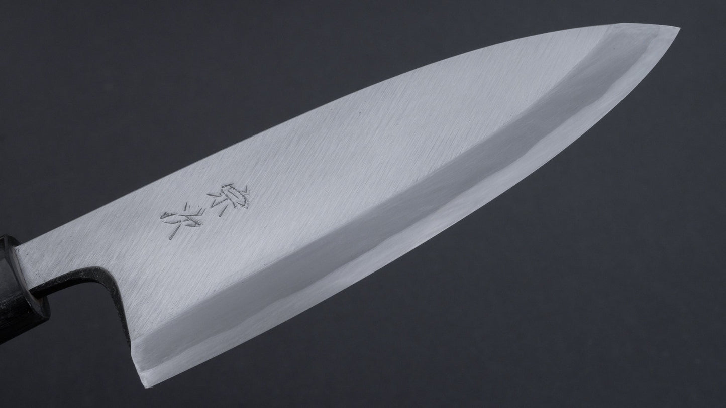 Morihei Munetsugu White #2 Deba 150mm Ho Wood Handle (Fine Finish) | HITOHIRA