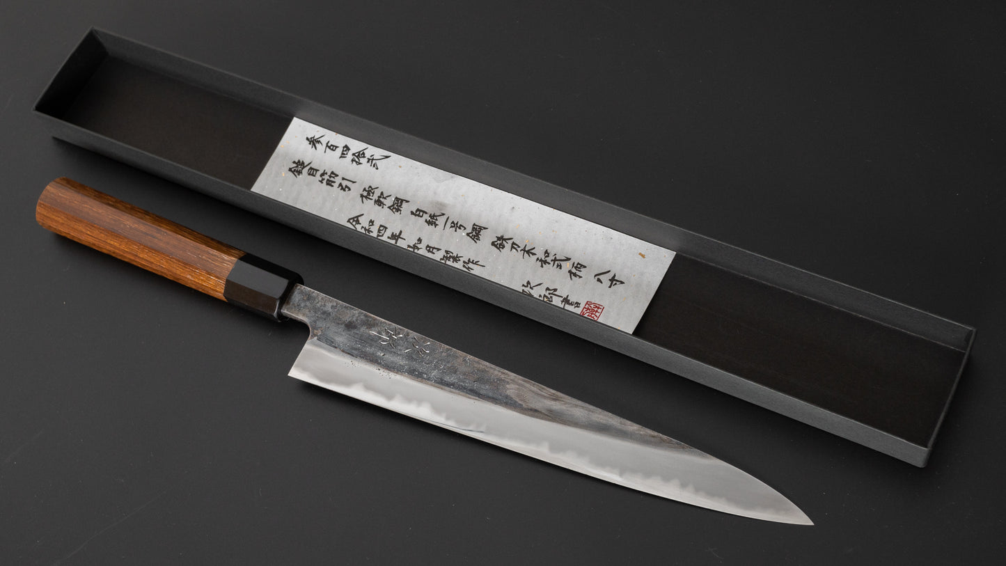 Jiro Tsuchime Wa Sujihiki 240mm Taihei Tagayasan Handle (#342) - HITOHIRA