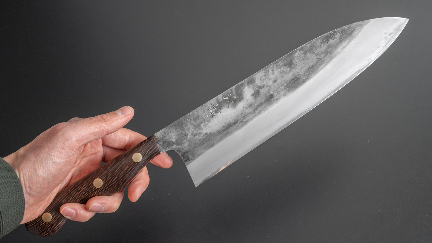 Jiro Tsuchime Yo Gyuto 240mm Tagayasan Handle (#227) - HITOHIRA