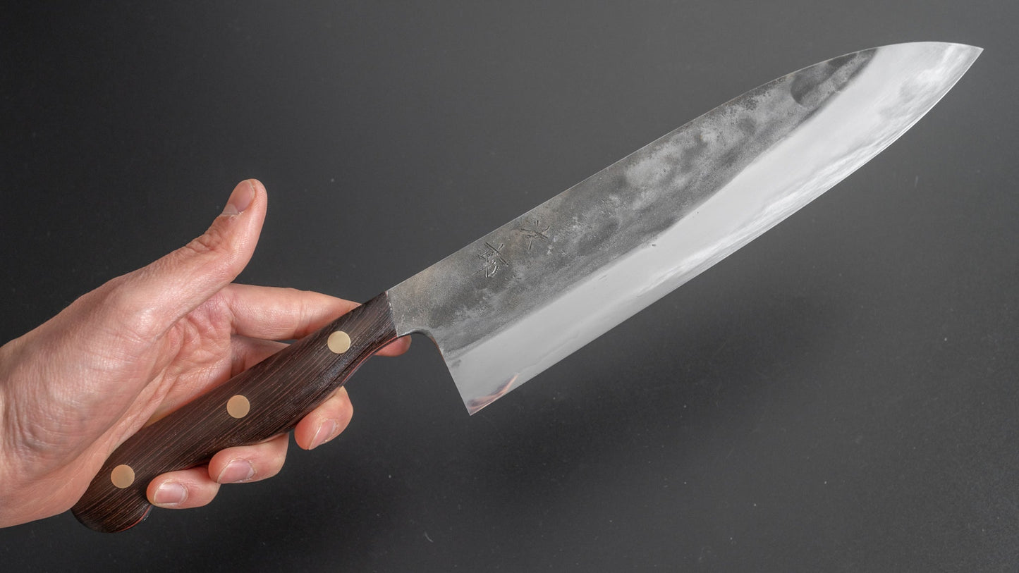 Jiro Tsuchime Yo Gyuto 240mm Tagayasan Handle (#229) - HITOHIRA