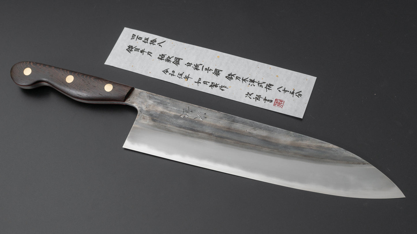 Jiro Tsuchime Yo Gyuto 255mm Tagayasan Handle (#458) - HITOHIRA