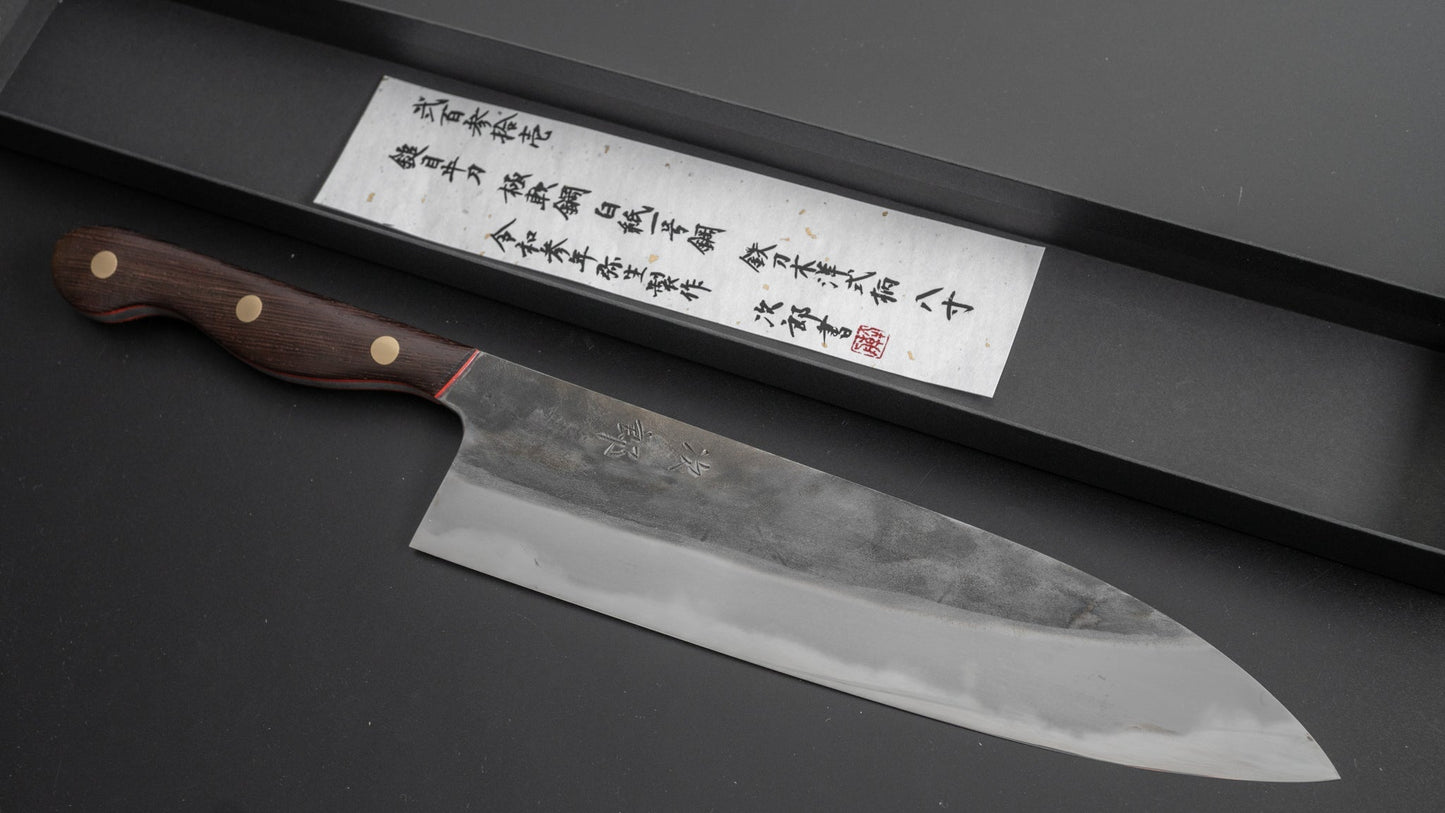 Jiro Tsuchime Yo Gyuto 240mm Tagayasan Handle (#231) - HITOHIRA