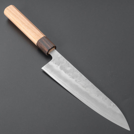 Hitohira Futana S3 Nashiji Gyuto 180mm Cherry Wood Handle - HITOHIRA