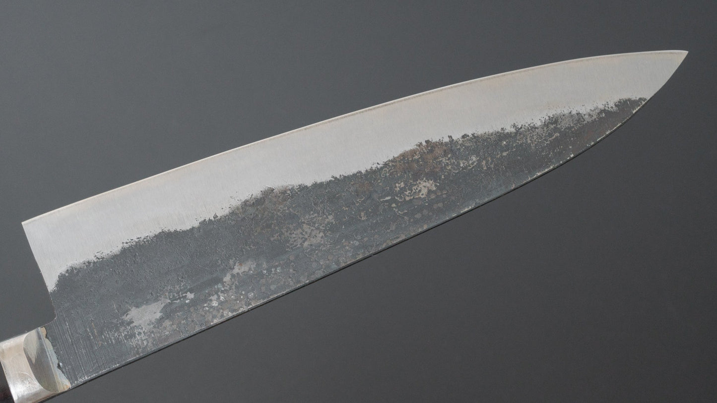 Morihei Hisamoto Kurouchi White #1 Gyuto 210mm Pakka Handle | HITOHIRA