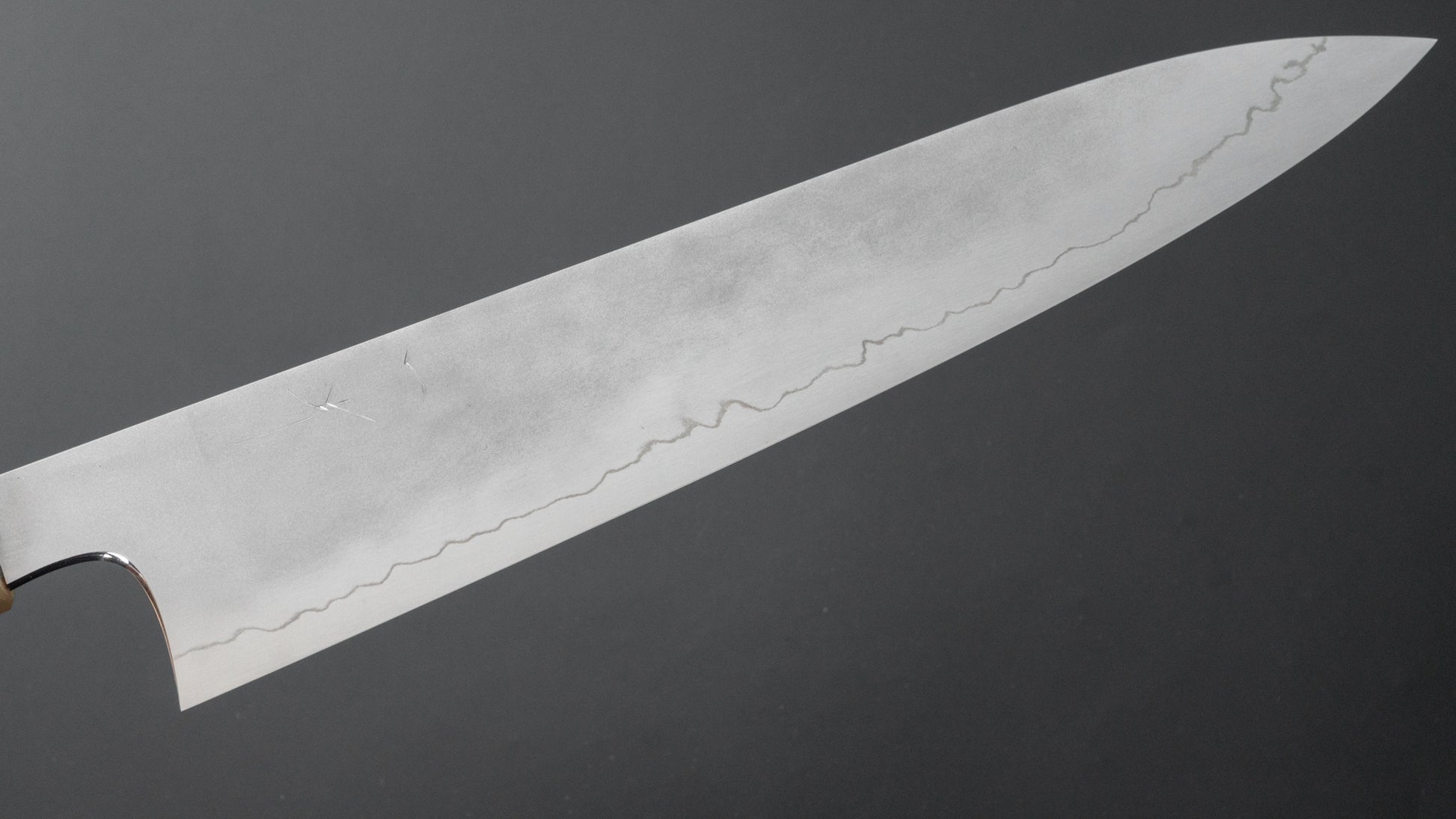 Hitohira Kikuchiyo Yohei Ginsan Kasumi Gyuto 270mm Ebony Handle - HITOHIRA