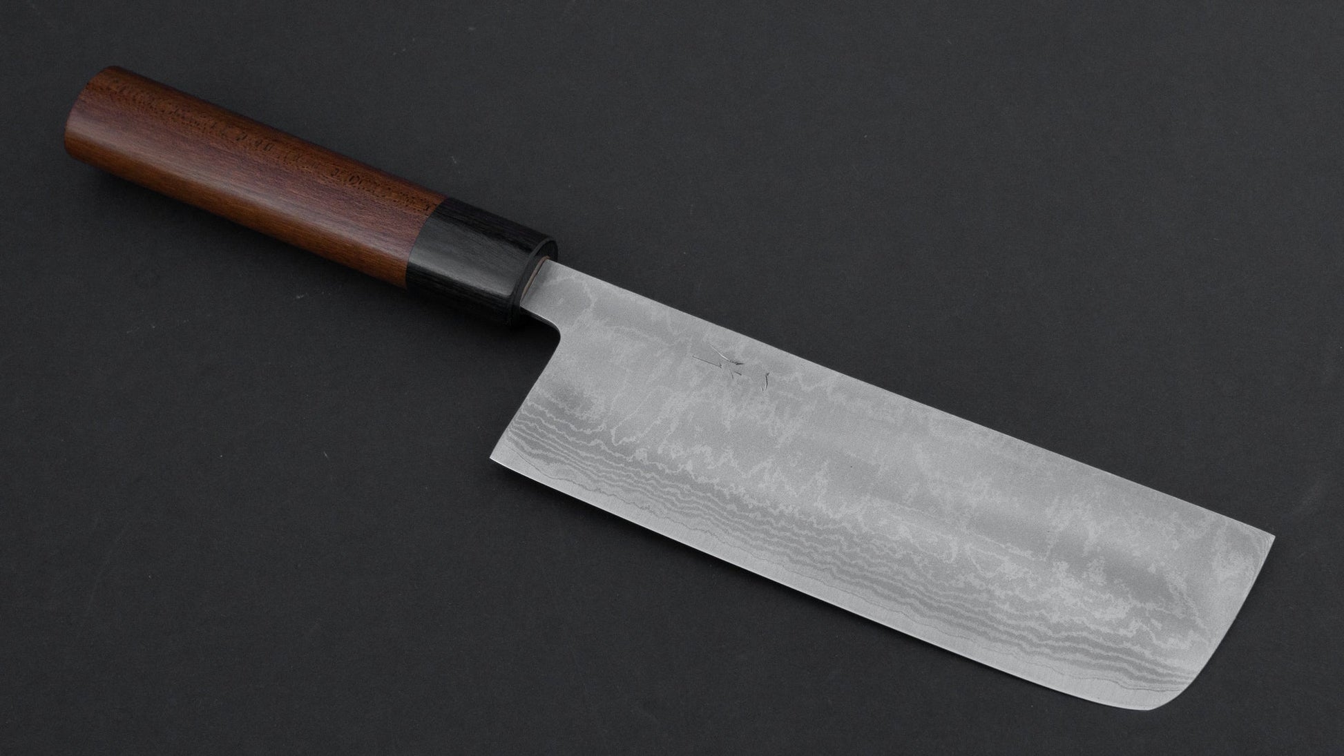 Hitohira Setsu Forged VG-10 Damascus Nakiri 165mm Maple Handle | HITOHIRA